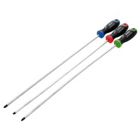 Long Reach Soft Grip Screwdriver Set (3 Piece) £14.95